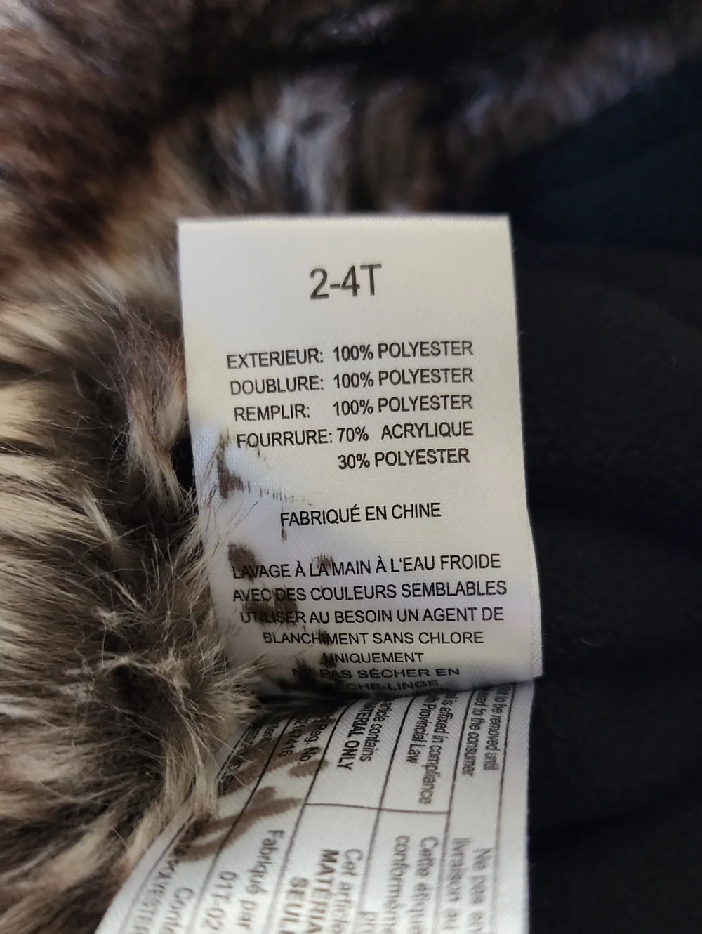 Kids Pink Faux Fur Trapper Hat